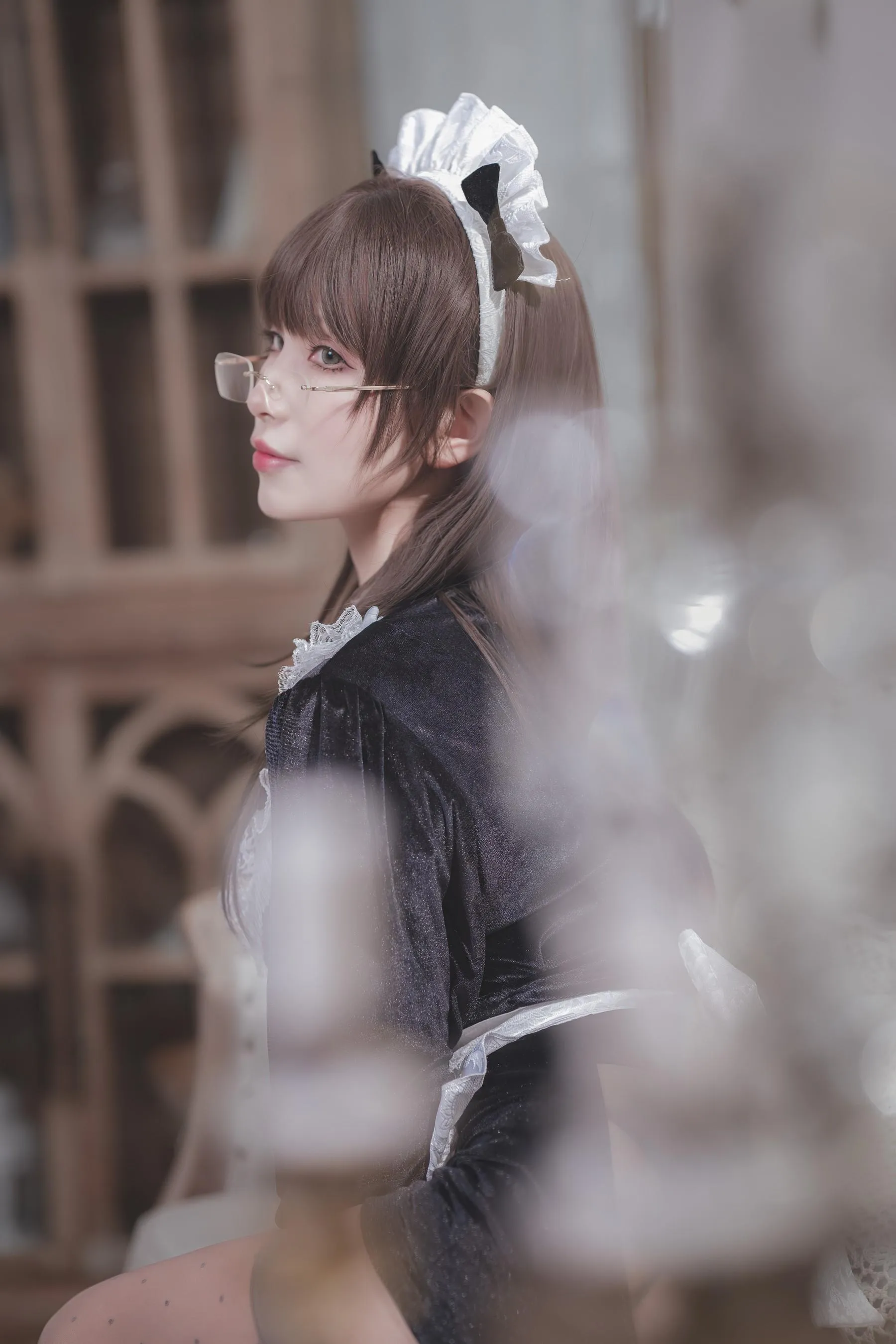 Neko-薇薇 – NO.06 黑色丝绒女仆 [40P]插图